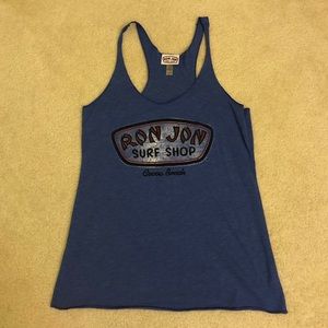 Ron Jon Surf Shop Blue Tank Top
